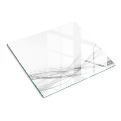 Glass chopping board Abstract lines and waves