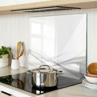 Glass chopping board Abstract lines and waves
