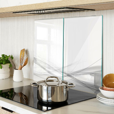 Glass chopping board Abstract lines and waves
