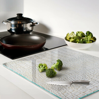 Glass kitchen board Crocodile skin pattern