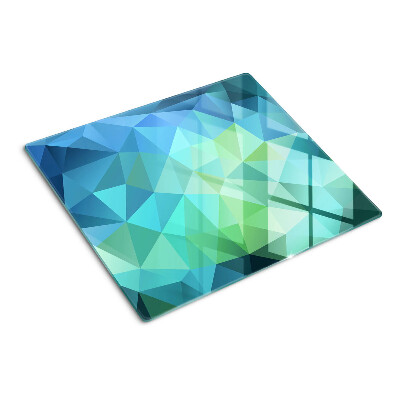Glass chopping board Geometric abstract pattern