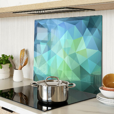 Glass chopping board Geometric abstract pattern