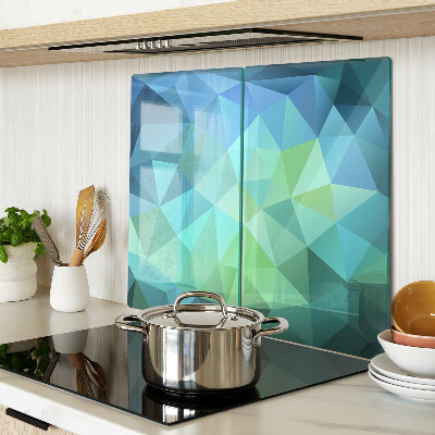 Glass chopping board Geometric abstract pattern