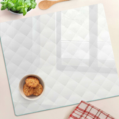 Glass chopping board Rhombus pattern