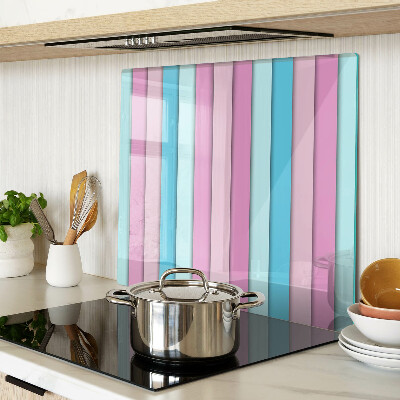 Glass chopping board Geometry in pastel colors