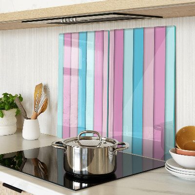 Glass chopping board Geometry in pastel colors