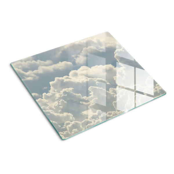 Glass kitchen board Clouds in the sky