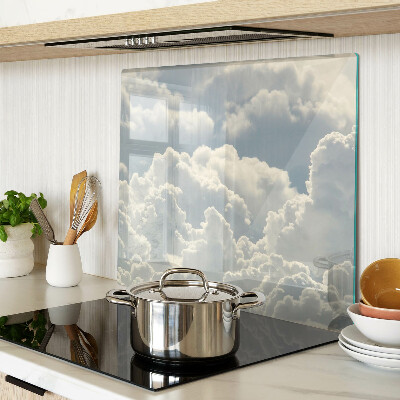 Glass kitchen board Clouds in the sky