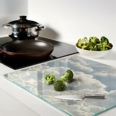 Glass kitchen board Clouds in the sky