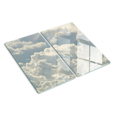 Glass kitchen board Clouds in the sky
