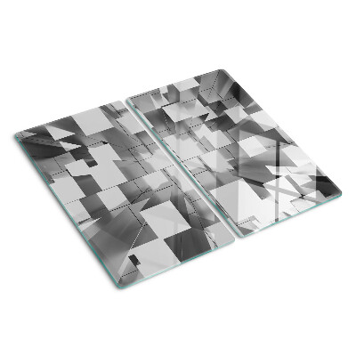 Glass chopping board Abstract geometric shapes