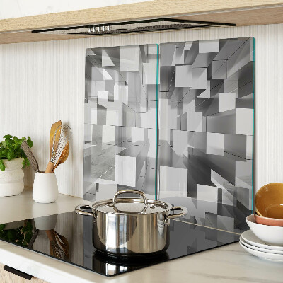 Glass chopping board Abstract geometric shapes