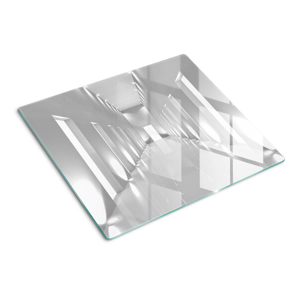 Glass chopping board Abstract Light Maze
