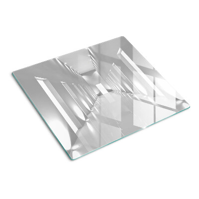 Glass chopping board Abstract Light Maze