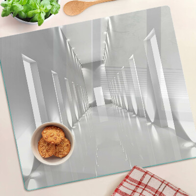 Glass chopping board Abstract Light Maze
