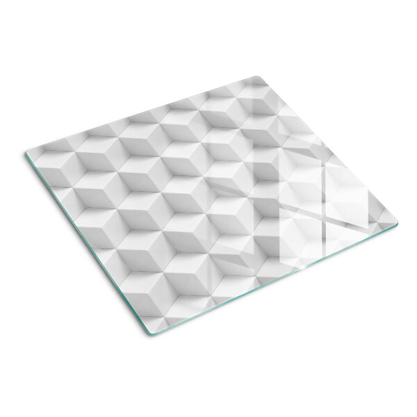 Glass chopping board 3D Hexagonal Pattern