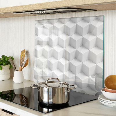 Glass chopping board 3D Hexagonal Pattern