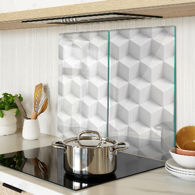 Glass chopping board 3D Hexagonal Pattern