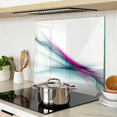 Glass chopping board Abstract Color Waves