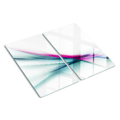 Glass chopping board Abstract Color Waves
