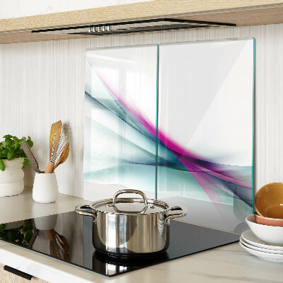 Glass chopping board Abstract Color Waves