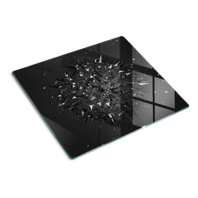Glass kitchen board Abstract geometric pattern