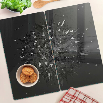 Glass kitchen board Abstract geometric pattern