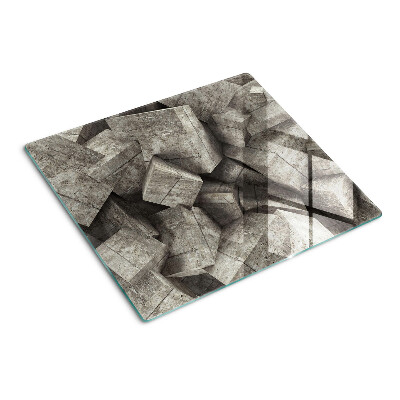 Glass kitchen board Abstract geometric shapes