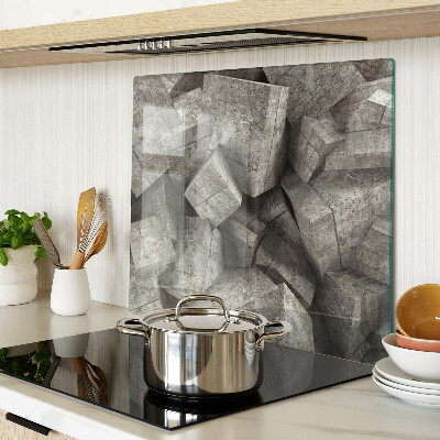 Glass kitchen board Abstract geometric shapes