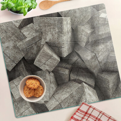 Glass kitchen board Abstract geometric shapes