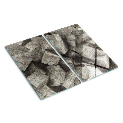 Glass kitchen board Abstract geometric shapes