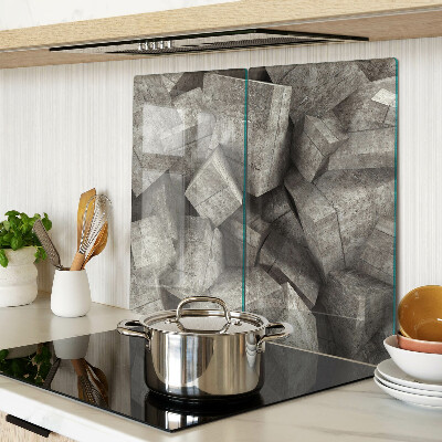 Glass kitchen board Abstract geometric shapes