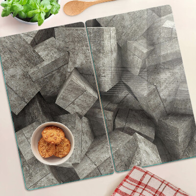 Glass kitchen board Abstract geometric shapes