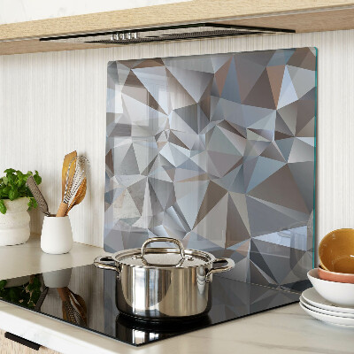 Glass kitchen board Diamond cut pattern