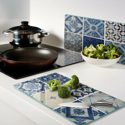 Glass kitchen board Mosaic tile pattern
