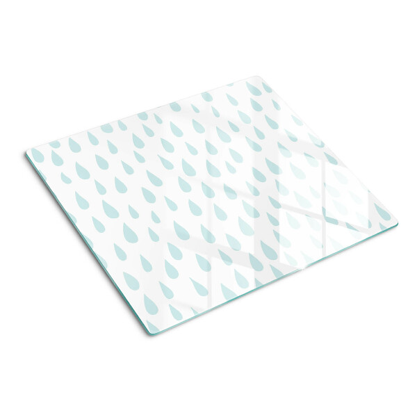 Glass kitchen board Rain drops