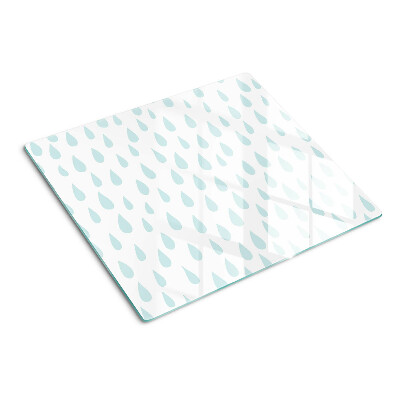 Glass kitchen board Rain drops
