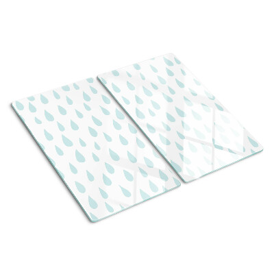 Glass kitchen board Rain drops