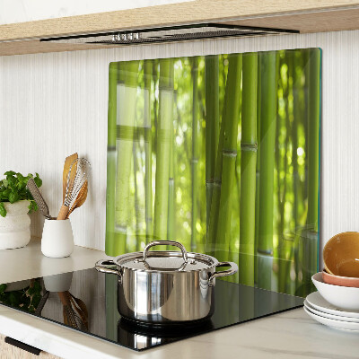 Glass kitchen board Bamboo forest
