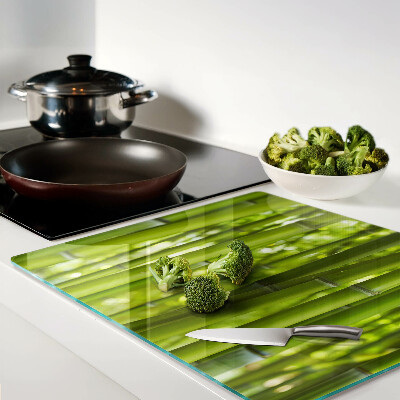 Glass kitchen board Bamboo forest