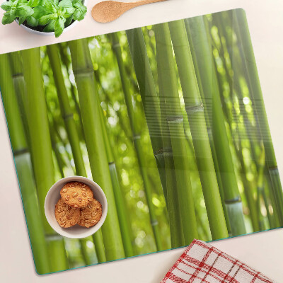 Glass kitchen board Bamboo forest