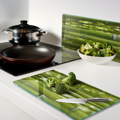 Glass kitchen board Bamboo forest