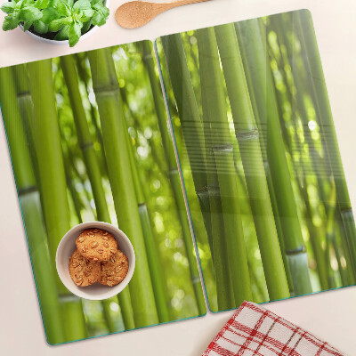 Glass kitchen board Bamboo forest