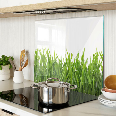 Glass chopping board Green grass