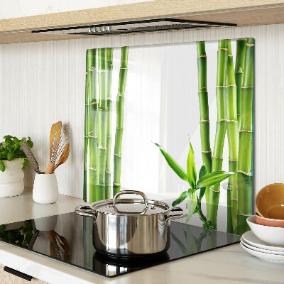 Glass chopping board Bamboo in green shades