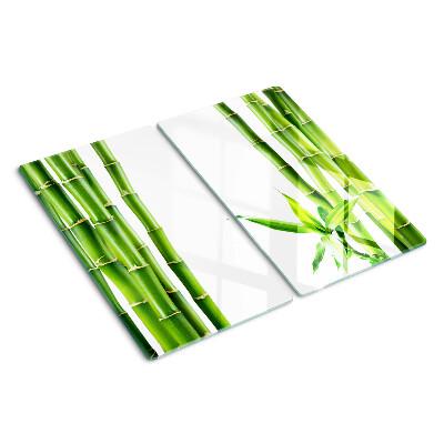 Glass chopping board Bamboo in green shades