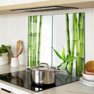 Glass chopping board Bamboo in green shades