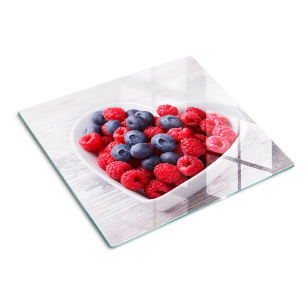 Glass chopping board Heart-shaped fruits