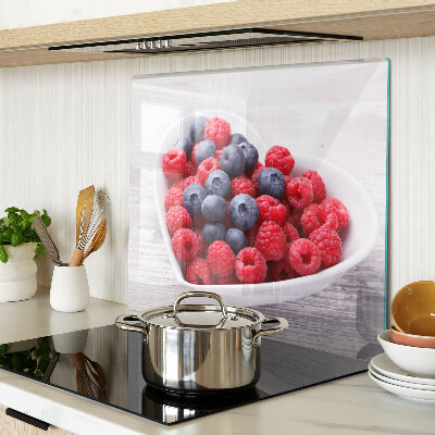 Glass chopping board Heart-shaped fruits