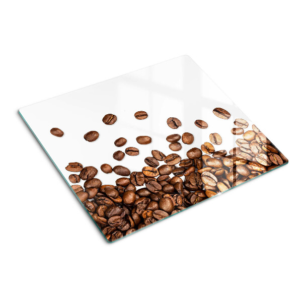 Glass chopping board Coffee beans